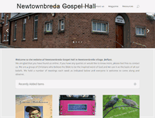 Tablet Screenshot of newtownbredagospelhall.com